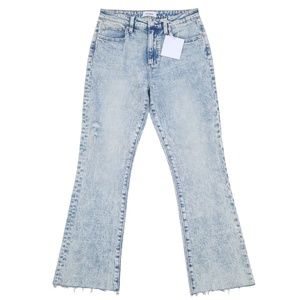 Pistola Lennon Acid Wash High Rise Crop Boot‎ Jeans Size 26 NEW
